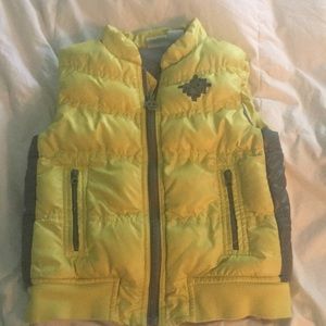 Yellow winter vest